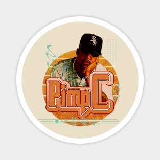 Pimp C \\ Retro Art Magnet